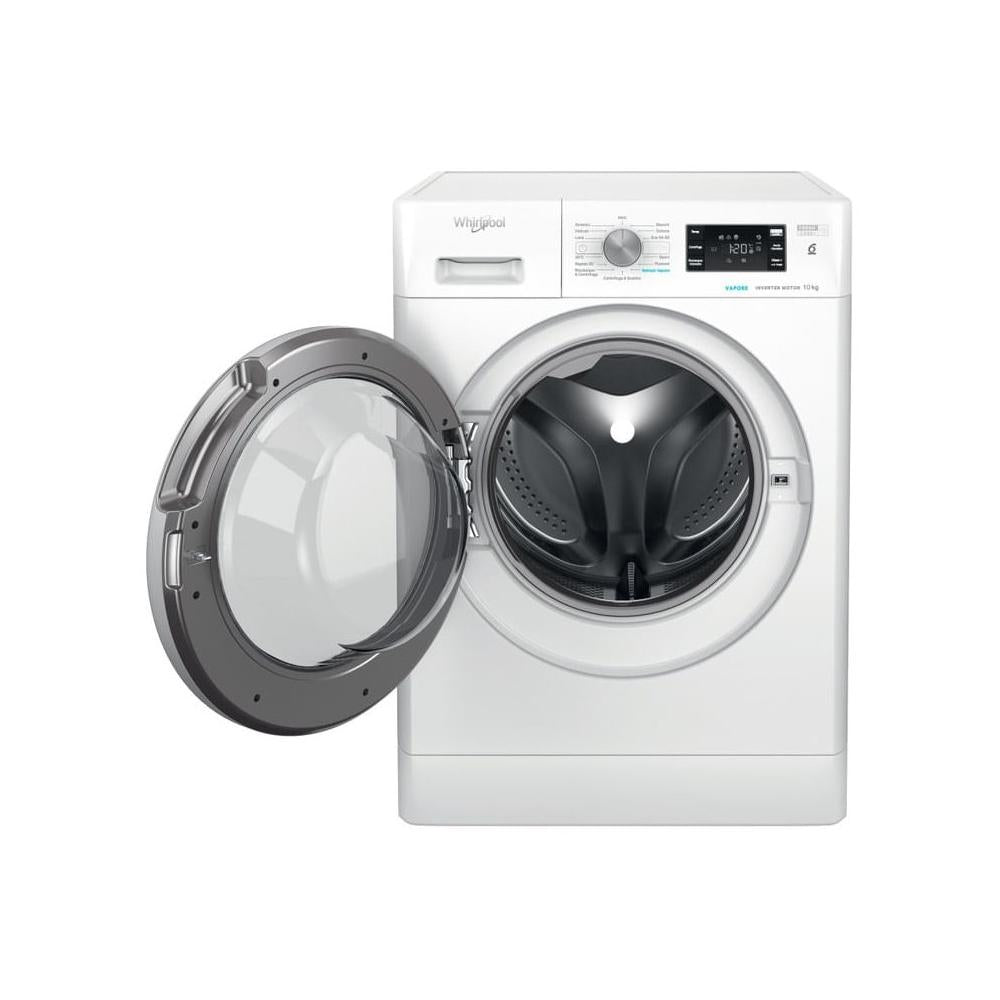 whirlpool lavatrice a caria frontale whirlpool ffb 1046 sv it 10 kg classe a 1400 giri a85xl595xp605 tecnologia 6 senso refresh vapore bianco ean 8003437628115