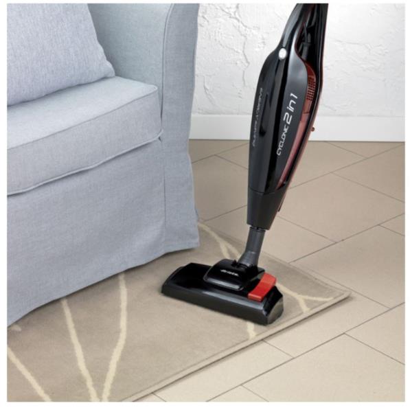 ariete scopa elettrica senza sacco ariete evo 2 in 1 aspirabriciole integrato 600 w 08 l filtro hepa tecnologia ciclonica ean 8003705116320