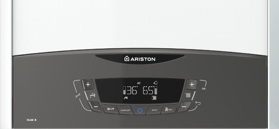 ariston caldaia a condensazione ariston clas one 24 kw metano 3301021 wi fi optional completa di kit scarico fumi ean 8056138597853