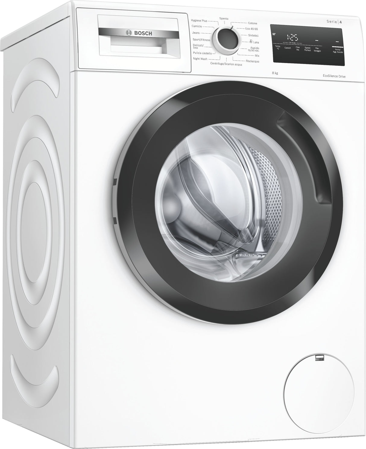 bosch lavatrice a carica frontale bosch serie 4 wan24198ii 8 kg 1200 giri classe c a848xl65xp65 ecosilence drive activewater plus ean 4242005341856