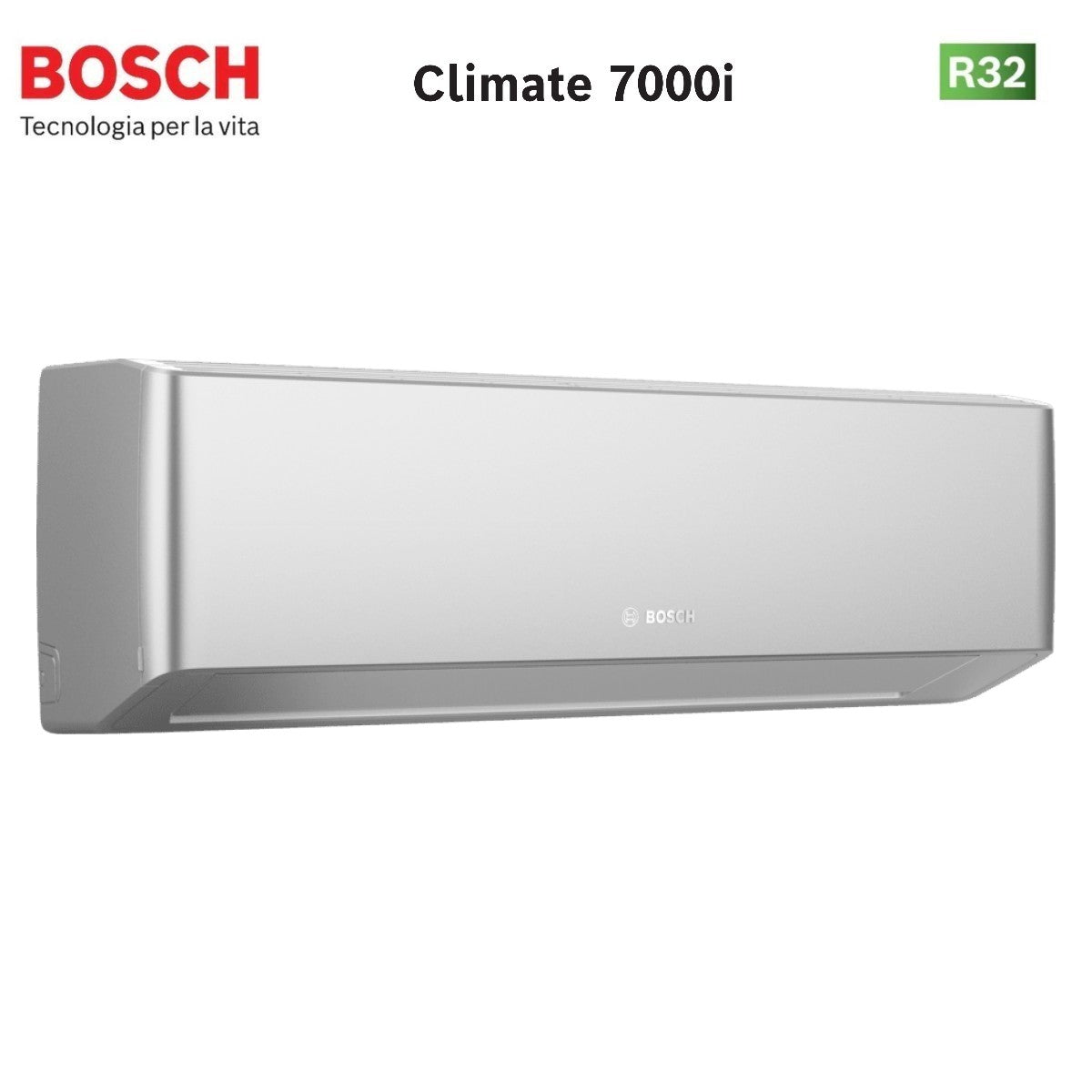 bosch unita interna a parete bosch climate 7000i silver 15000 cl7000iu w 41 es r 32 wi fi integrato