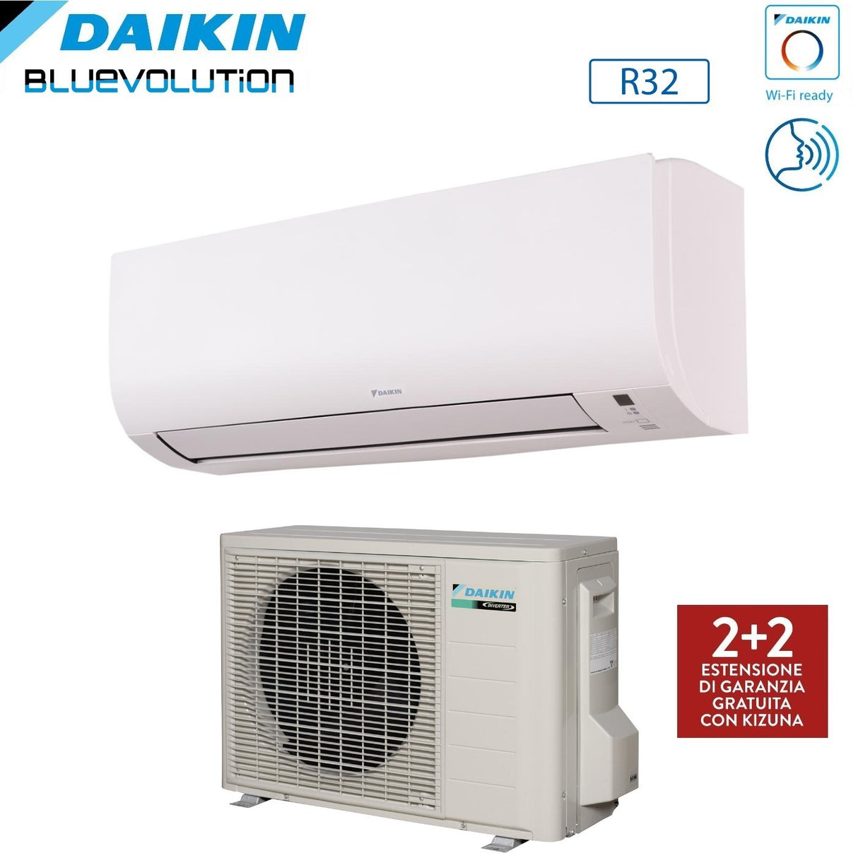 daikin climatizzatore condizionatore daikin bluevolution inverter serie comfora 9000 btu ftxp25m r 32 wi fi optional classe a novita ean 8059657001504