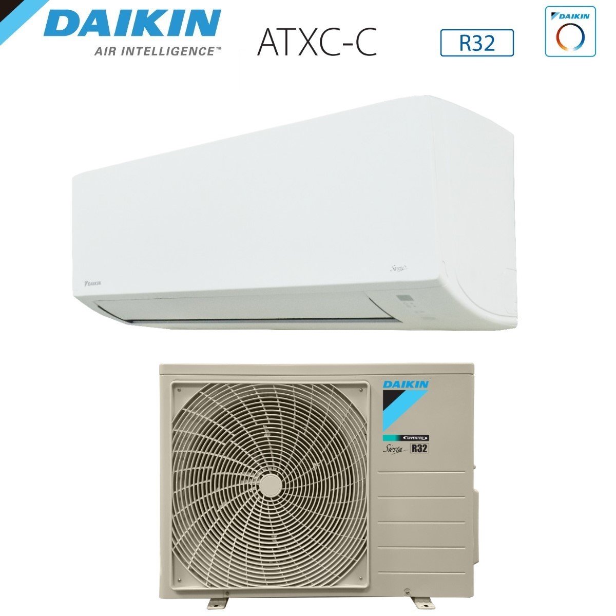 daikin climatizzatore condizionatore daikin inverter serie siesta atxc c 18000 btu atxc50c arxc50c r 32 wi fi optional classe aa novita ean 8059657004079