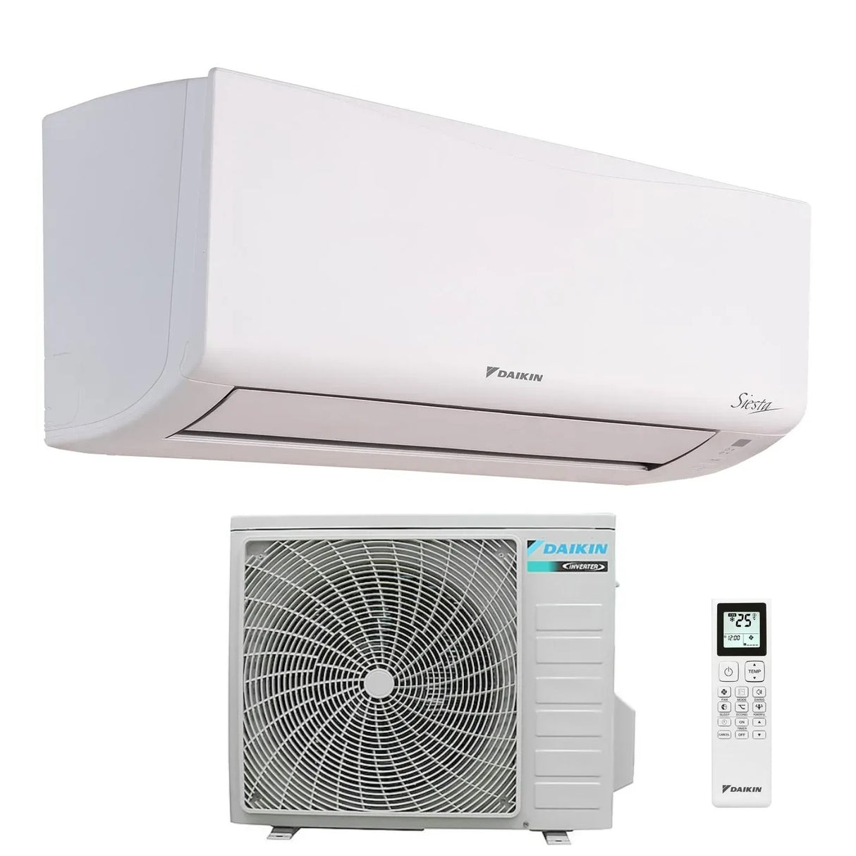 daikin condizionatore daikin siesta 12000 btu atxc35d r 32 wi fi optional