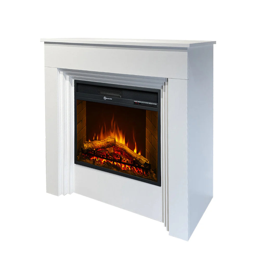 divina fire camino elettrico da terra divine fire bellini in legno bianco