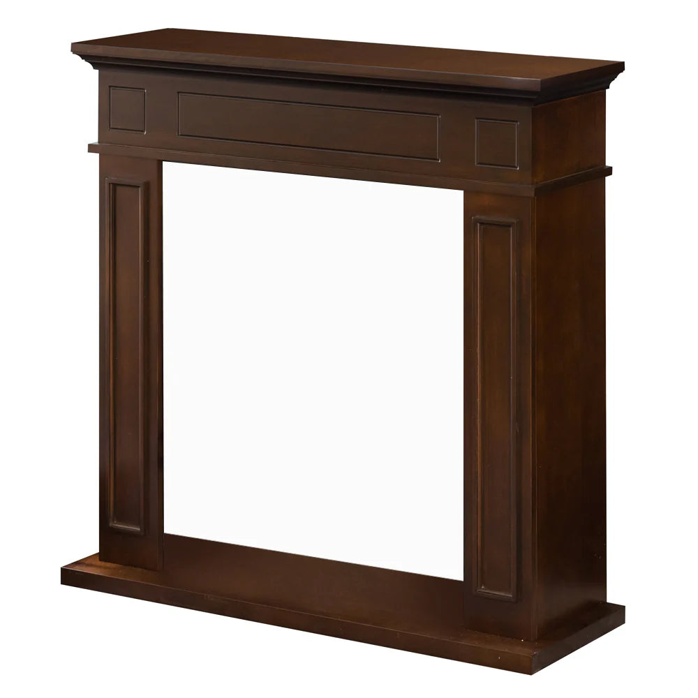 divina fire cornice per camino rivestimento in legno l895xh905xp28 jefferson noce