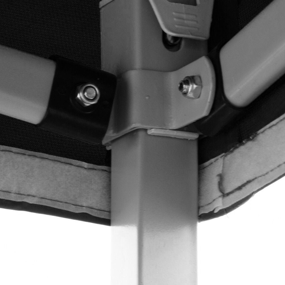 divina garden gazebo richiudibile pieghevole 3 x 3 nero ricoperto in pvc impermeabile ean 8059591736425