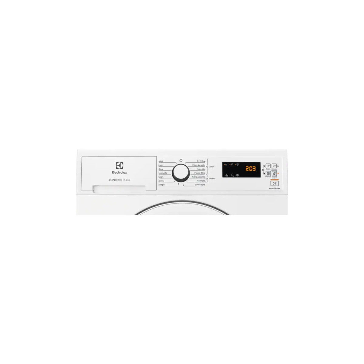 electrolux asciugatrice a pompa di calore 8 kg electrolux edh4825tw classe a ean 7332543977413