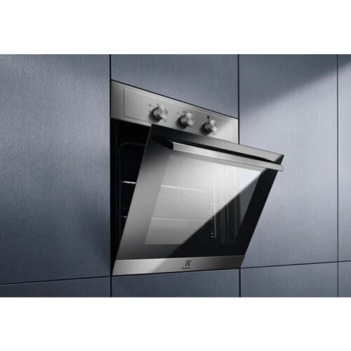 electrolux forno elettrico ventilato ad incasso electrolux eoh2h00bx 58 litri classe energetica a 60 cm serie 300 aquaclean anti impronta inox ean 7332543819904