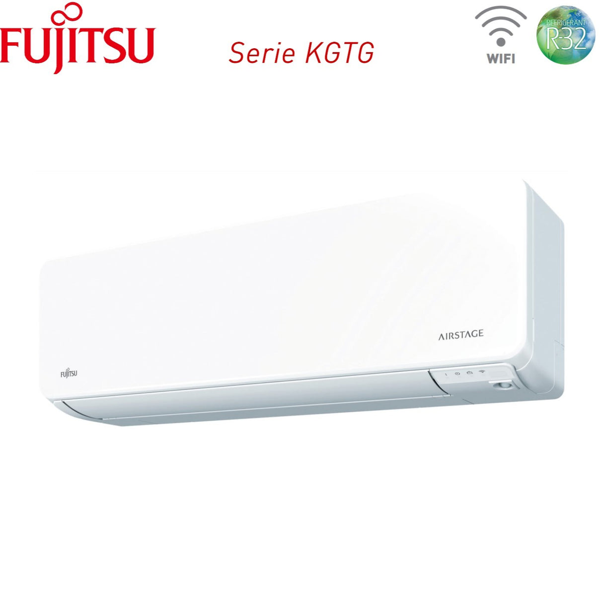 fujitsu climatizzatore condizionatore fujitsu trial split inverter serie kg 777 con aoyg18kbta3 r 32 wi fi integrato 700070007000