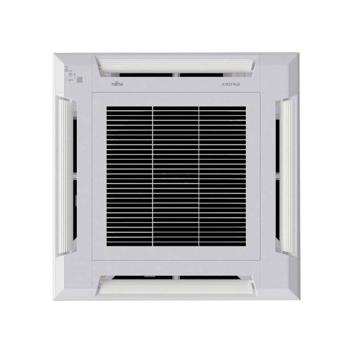 fujitsu condizionatore a cassetta fujitsu kv eco 18000 btu auxg18kvla r 32 wi fi optional con griglia e telecomando