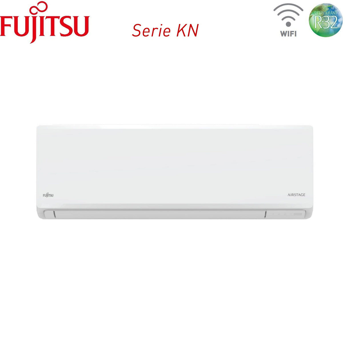 fujitsu condizionatore fujitsu trial split inverter kn airstage 9912 con aoeg18kbca3 r 32 wi fi integrato