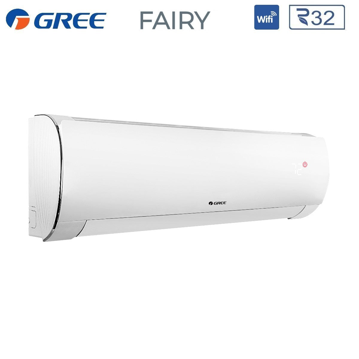 gree climatizzatore condizionatore gree quadri split inverter serie fairy 9121212 con gwhd36nk6lo r 32 wi fi integrato 9000120001200012000