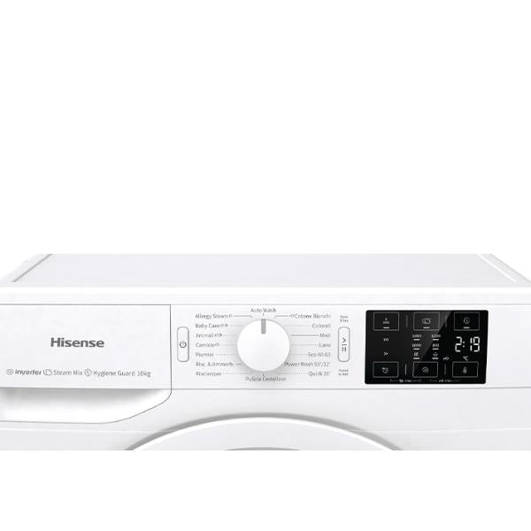 hisense lavatrice a carica frontale 7 kg hisense wfge701439vm 1400 giri classe a a85xl60xp545 steam mix baby care hygiene guard funzione vapore ean 3838782564611