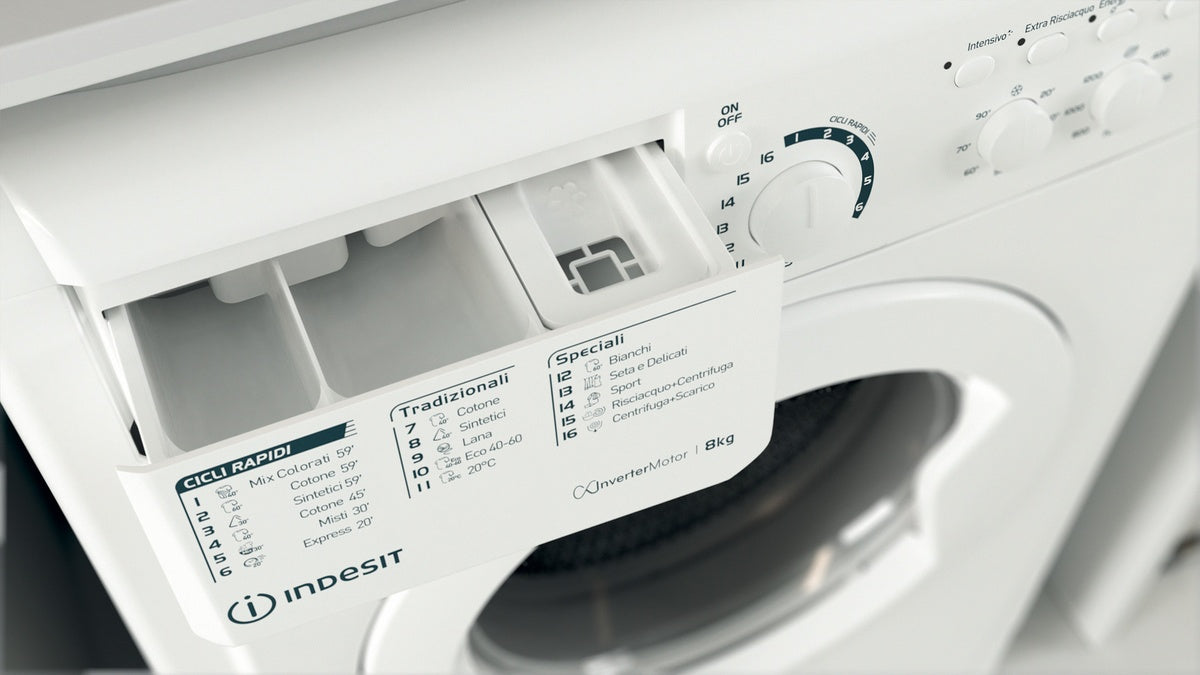 indesit lavatrice a carica frontale indesit ewc 81284 w it 8 kg 1200 giri classe c a85xl595xp572 bianco ean 8050147655672