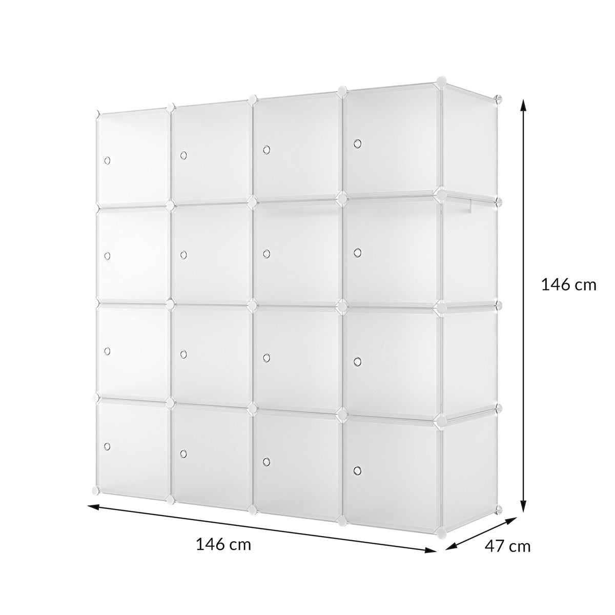 le stelle armadio 16 moduli in plastica colore bianco ean 8024299800808 ean 8024299800808