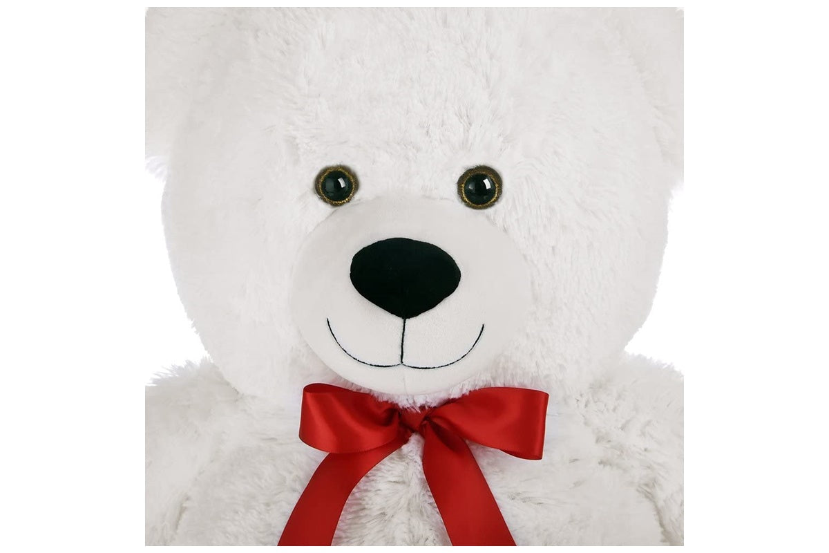 le stelle le stelle orsacchiotto di peluche extra morbido 140cm colore bianco ean 8024299800730