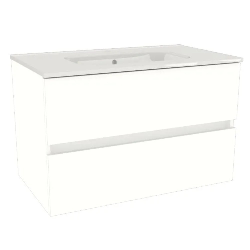 legnox consolle bagno legnox crea 80 cm bianco opaco con 2 cassetti lavabo specchio e lampada