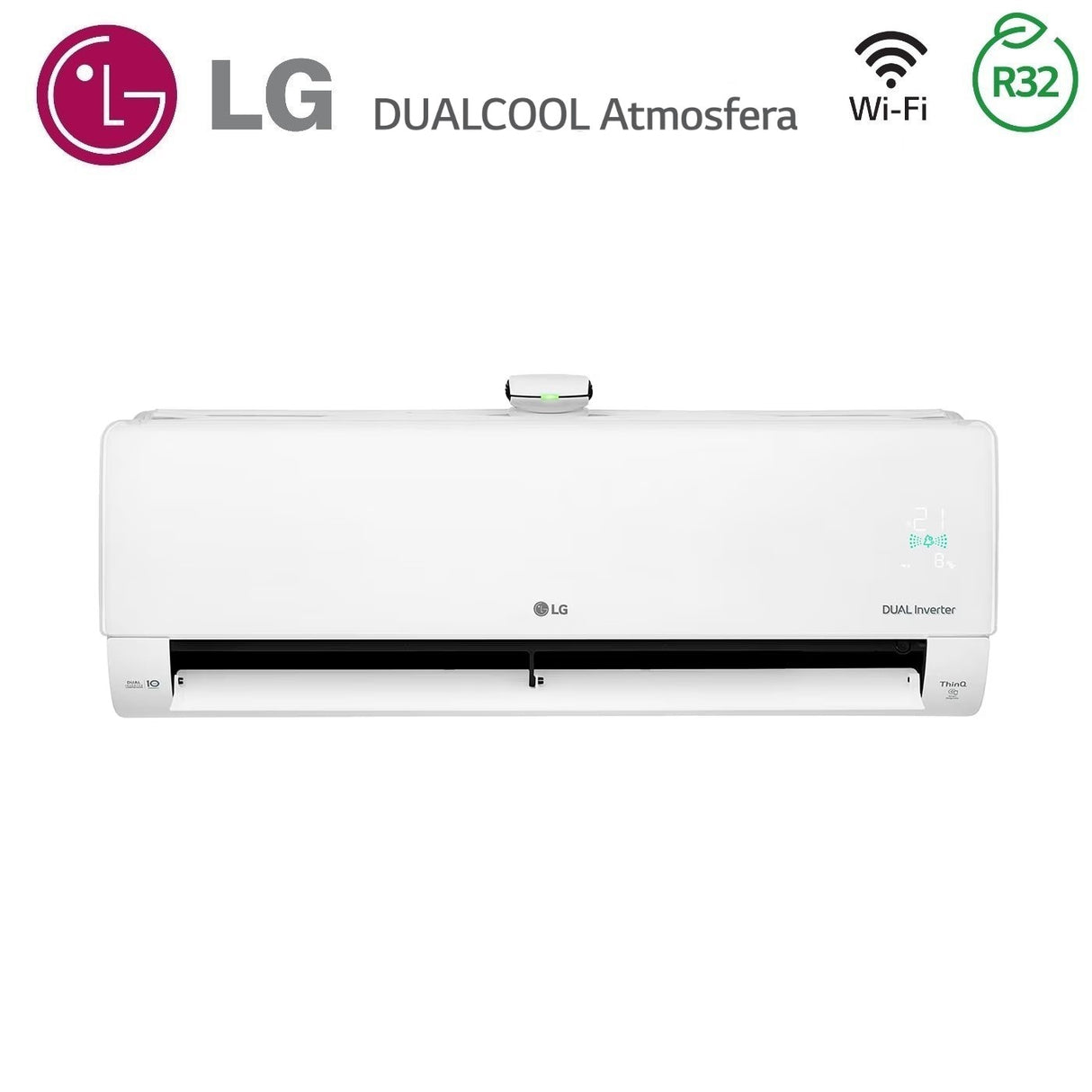 lg climatizzatore condizionatore lg inverter dualcool atmosfera 12000 btu ap12rk.nsj r 32 wi fi integrato aa