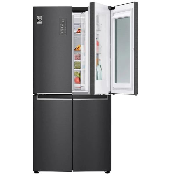 lg frigorifero multidoor 5 porte lg gmq844mc5e 530 litri total no frost classe e a1787xl835xp734 wi fi con smartthinq instaview nero ean 8806091275738