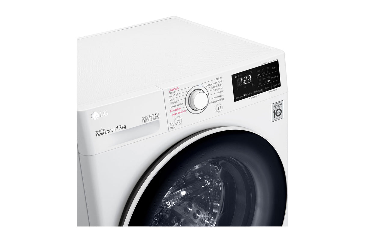 lg lg lavatrice ai dd 12 kg classe energetica b lavaggio a vapore f4wv312s0e ean 8806091512796
