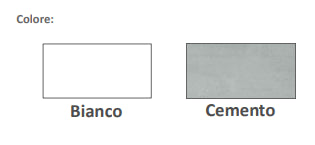 mobile portaforno 1 cassetto 2 ante cm.59x40x92h biancocemento