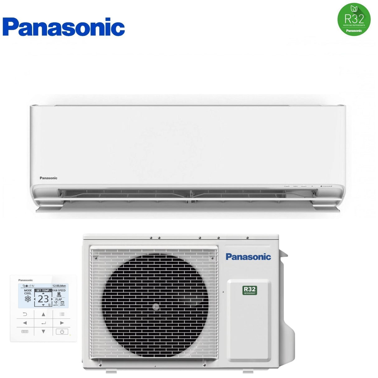 panasonic condizionatore panasonic cs 24000 btu cs z71ykea r 32 wi fi integrato con comando a filo
