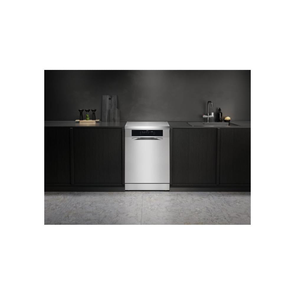 aeg lavastoviglie a libera installazione aeg ffb74707pm serie 7000 14 coperti classe c a85xl598xp603 stainless steel touch softspikes ean 7332543827282