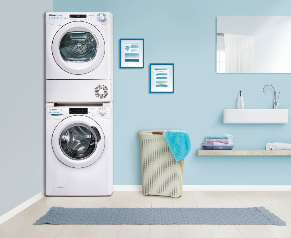 candy asciugatrice a pompa di calore slim 7 kg candy smart pro cso4h7a1de s axlxp 85x60x46 wi fi ble cicli rapidi cso4 h7a1de s classe energetica a ean 8059019038797