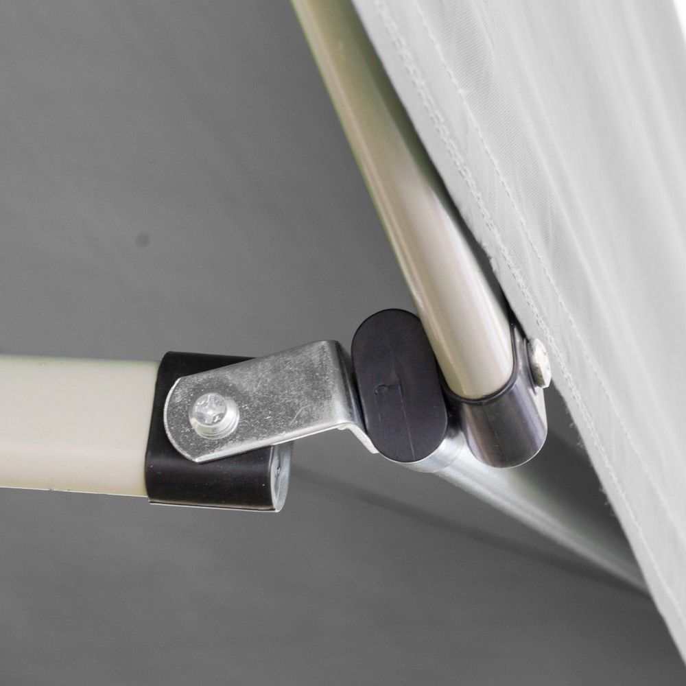 divina garden gazebo richiudibile pieghevole 3 x 6 bianco ricoperto in pvc impermeabile ean 8053323389972