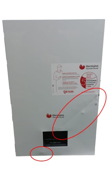 hermann saunier duval area occasioni 2255 caldaia a condensazione hermann saunier duval thematek condens 24 as1 kw metano o gpl completa di kit fumi