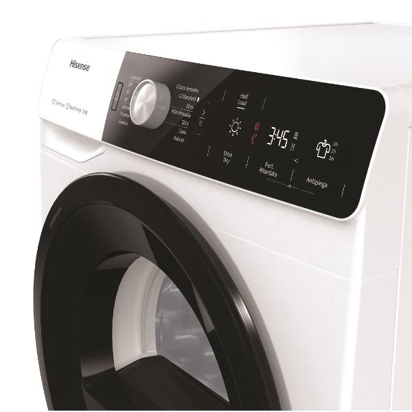 hisense asciugatrice a carica frontale hisense 9 kg dhga901nl twin flow ion refresh classe a ean 3838782437779