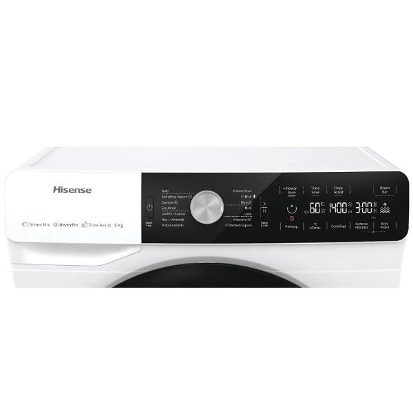 hisense lavatrice a carico frontale hisense 9kg 1400 giri wfga90141vm classe b ean 3838782459535