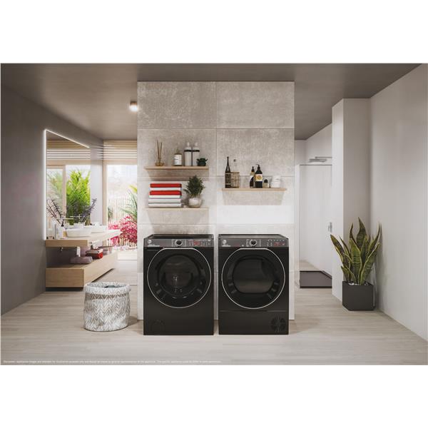 hoover lavatrice a carico frontale hoover h wash 550 h5wpb 68ambcb8 s 8 kg wifi classe a 1600 giri a85xl60xp53 nero