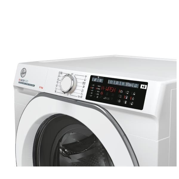 hoover lavatrice a carico frontale hoover hw 48amc1 s 8 kg classe a a85xl60xp53 1400 giri sistema power care eco power motor ciclo igienizzante ean 8059019010601