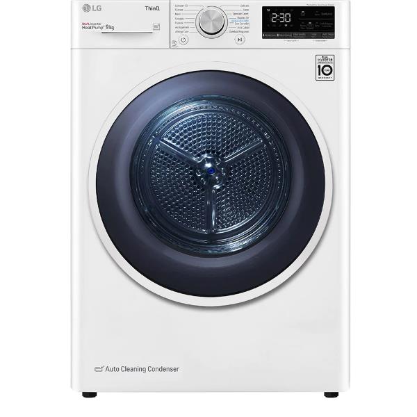 lg asciugatrice a pompa di calore lg rh90v9avhn 9 kg eco hybrid classe a ean 8806091419965