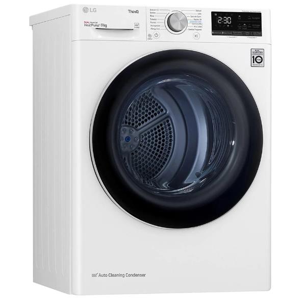 lg asciugatrice smart 8 kg lg rh80v3av6n eco hybrid classe a ean 8806091419712