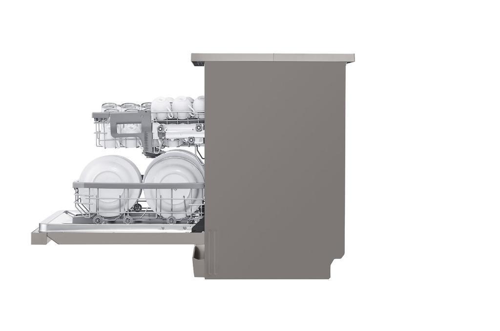 lg lavastoviglie a libera installazione lg df222fps 14 coperti classe energetica e a85xl60xp60 quadwash truesteam wi fi con smartthinq grigio ean 8806091329356