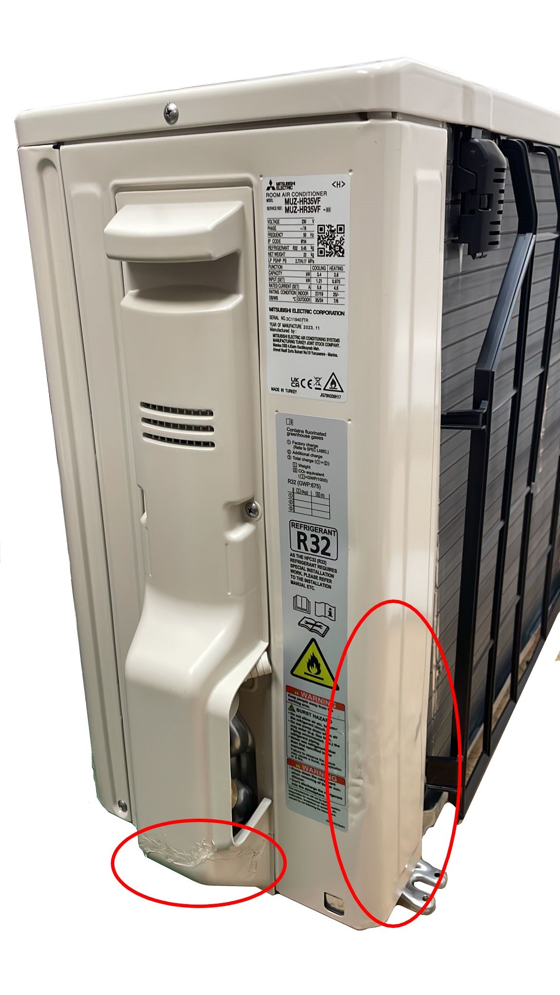 mitsubishi electric area occasioni climatizzatore condizionatore mitsubishi electric inverter serie smart msz hr 12000 btu msz hr35vf r 32 wi fi optional classe aa 20