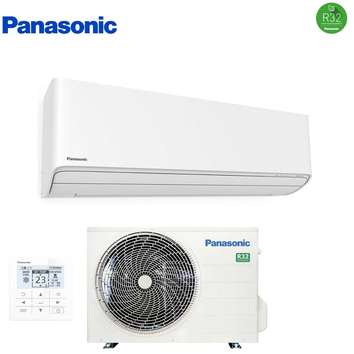 panasonic condizionatore panasoni cs 12000 btu cs z35ykea 1 r 32 wi fi integrato con comando a filo