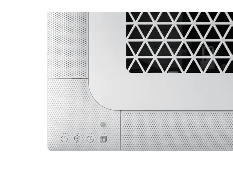 samsung climatizzatore condizionatore inverter samsung cassetta 4 vie mini windfree 12000 btu r 32 ac035rnndkg con pannello e comando a filo novita