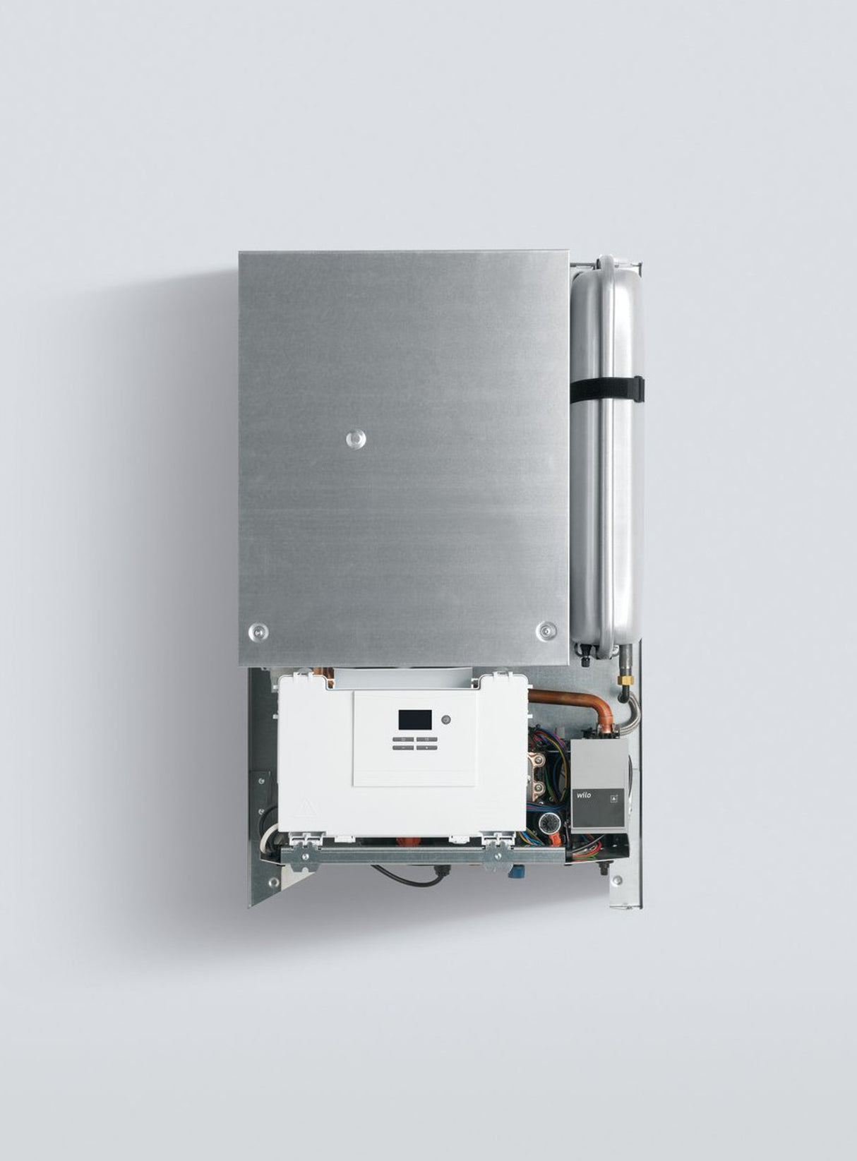vaillant caldaia a condensazioe ad incasso vaillant ecoinwall plus vmw 2662 5 i metano completa di kit scarico fumi erp