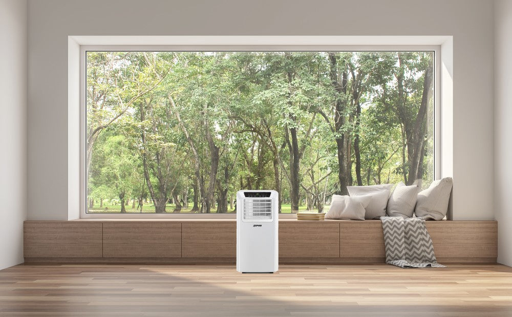 zephir climatizzatore portatile zephir 9000 btu classe aa zpc9000h gas r290 con pompa di calore