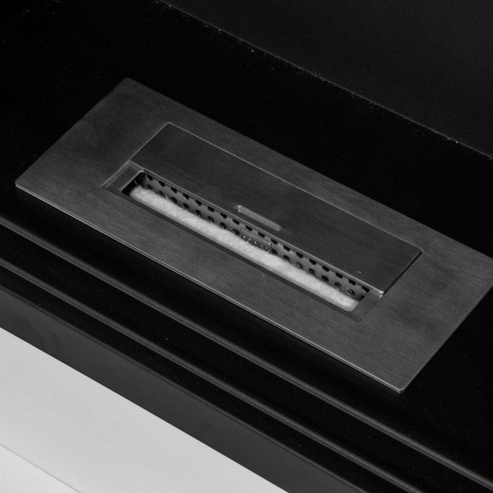 divina fire camino a bioetanolo biocamino da terra cambridge in legno bianco 110x37x102h ean 8053323382010