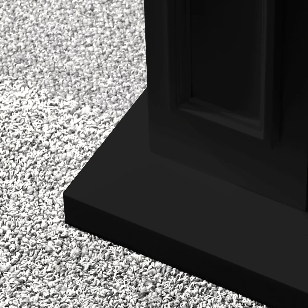 divina fire cornice per camino rivestimento in legno l895xh905xp28 jefferson nero ean 8056157807148