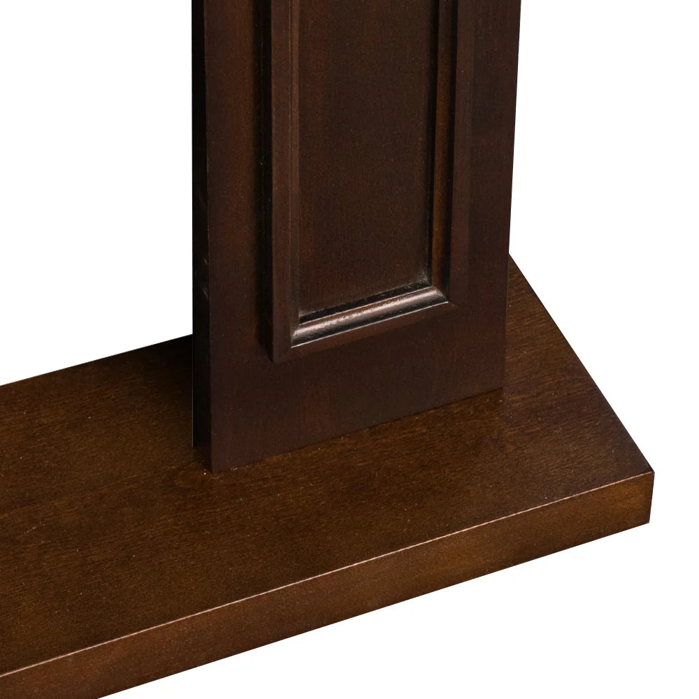 divina fire cornice per camino rivestimento in legno l895xh905xp28 jefferson noce