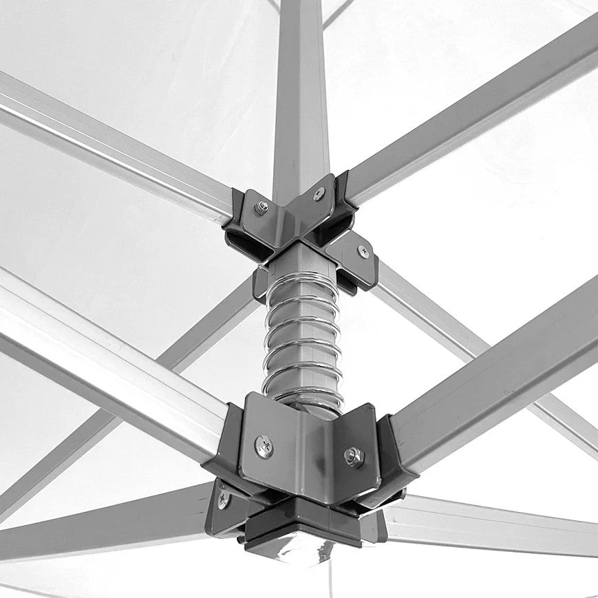 divina garden gazebo richiudibile professionale market pro 3x3 struttura in alluminio esagonale impermeabile bianco ean 8056157808855