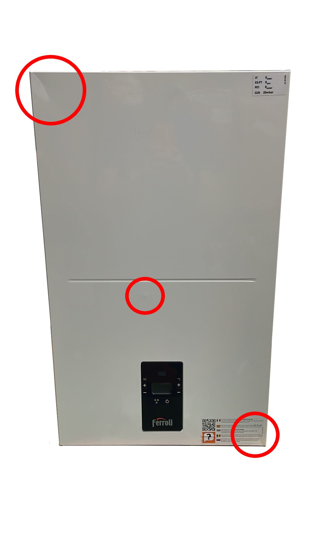 ferroli area occasioni caldaia ferroli a condensazione bluehelix alpha 24c completa di kit scarico fumi metano o gpl cod 0tpf2awa 1