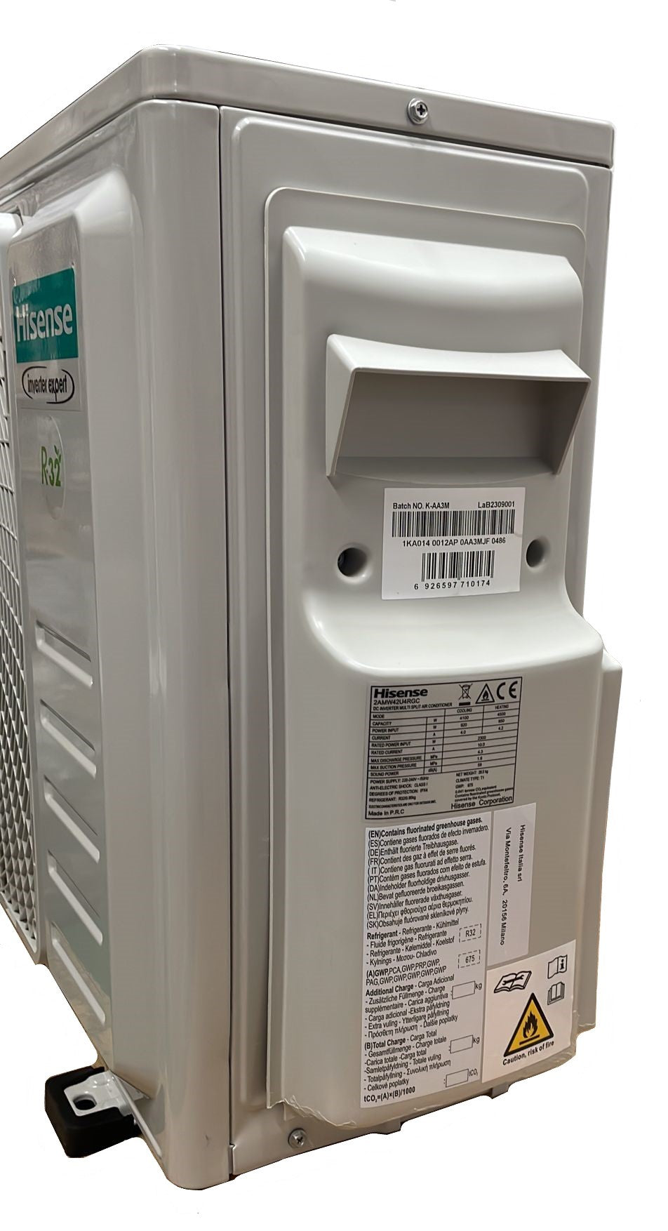 hisense area occasioni climatizzatore condizionatore hisense dual split inverter serie hi comfort 912 con 2amw42u4rgc r 32 wi fi integrato 900012001