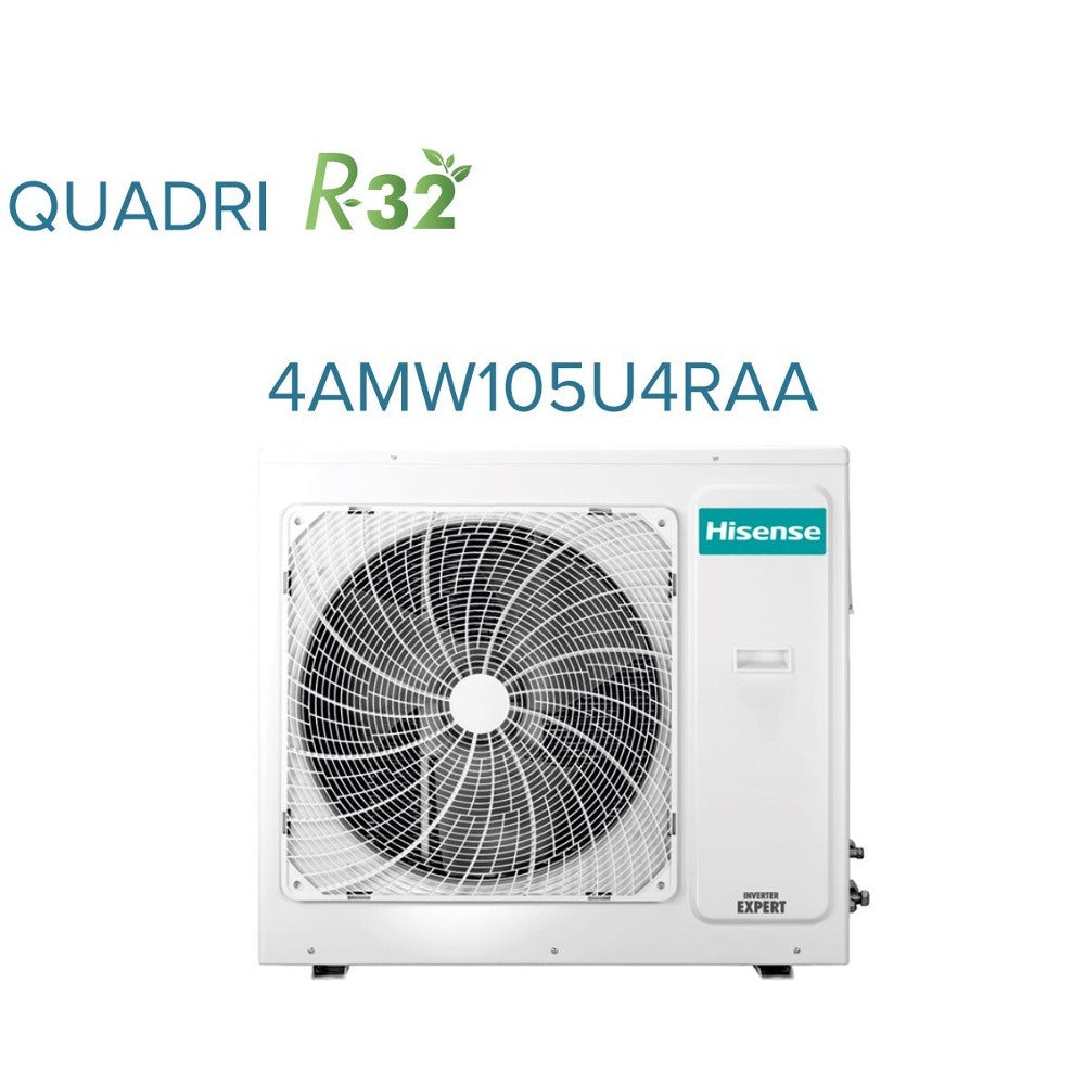 hisense climatizzatore condizionatore hisense trial split inverter serie new comfort 91212 con 4amw105u4raa r 32 wi fi optional 90001200012000